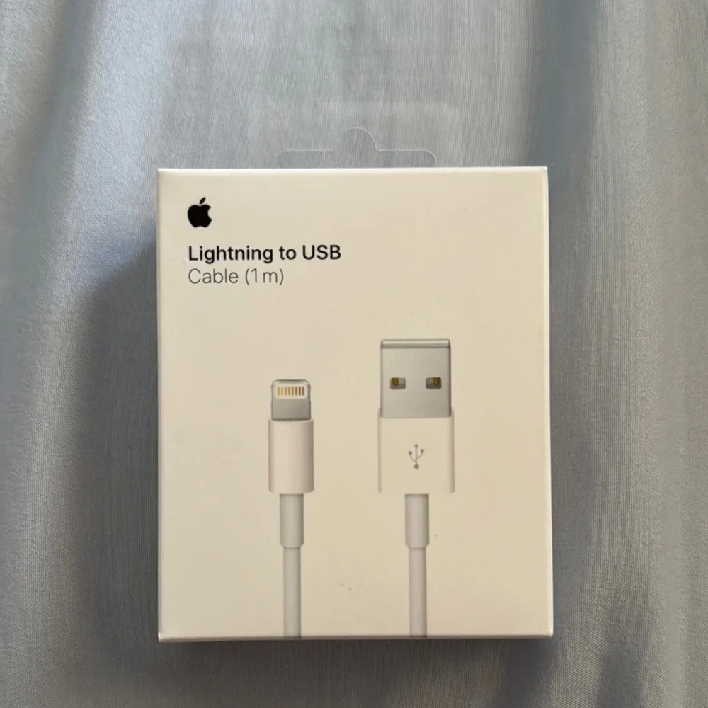 Apple Lightning to USB Cable in White